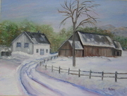 New England  Winter Scene